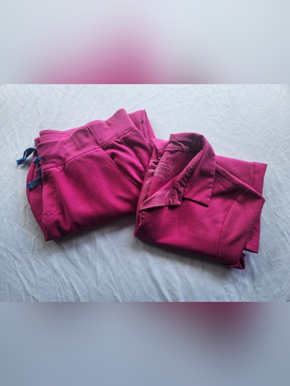 M/L Raspberry Sorbet FIGS Set RARE Retired Color